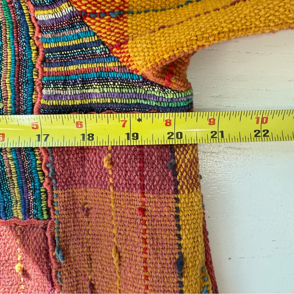 Travelsmith Jacket Boho Artsy Patchwork Plaid Col… - image 7